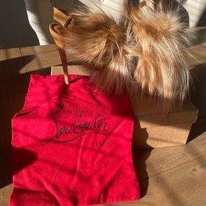 Christian Louboutin splash fur 150 Suede